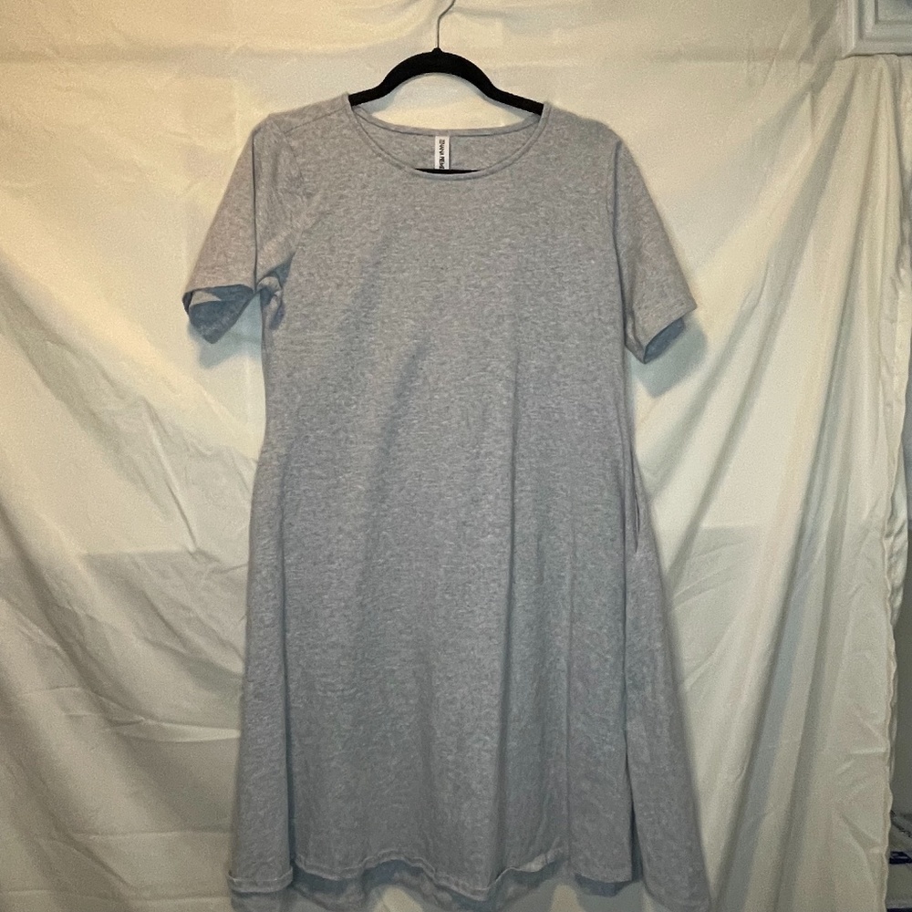 Zenana Premium XL Grey Dress
